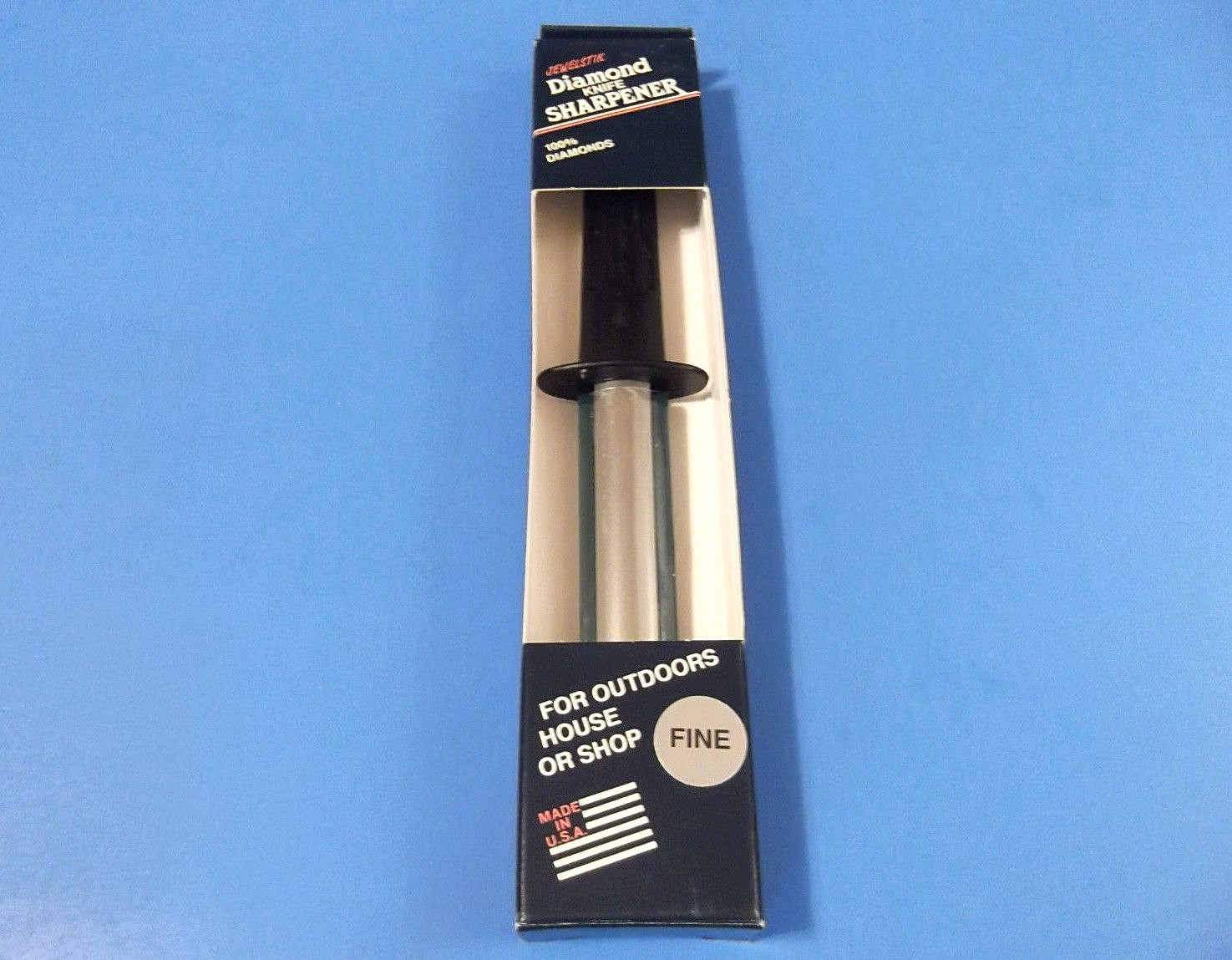 HEWLETT JEWELSTIK HMC5SF Sport Diamond FINE 1800 grit 5" knife sharpener USA