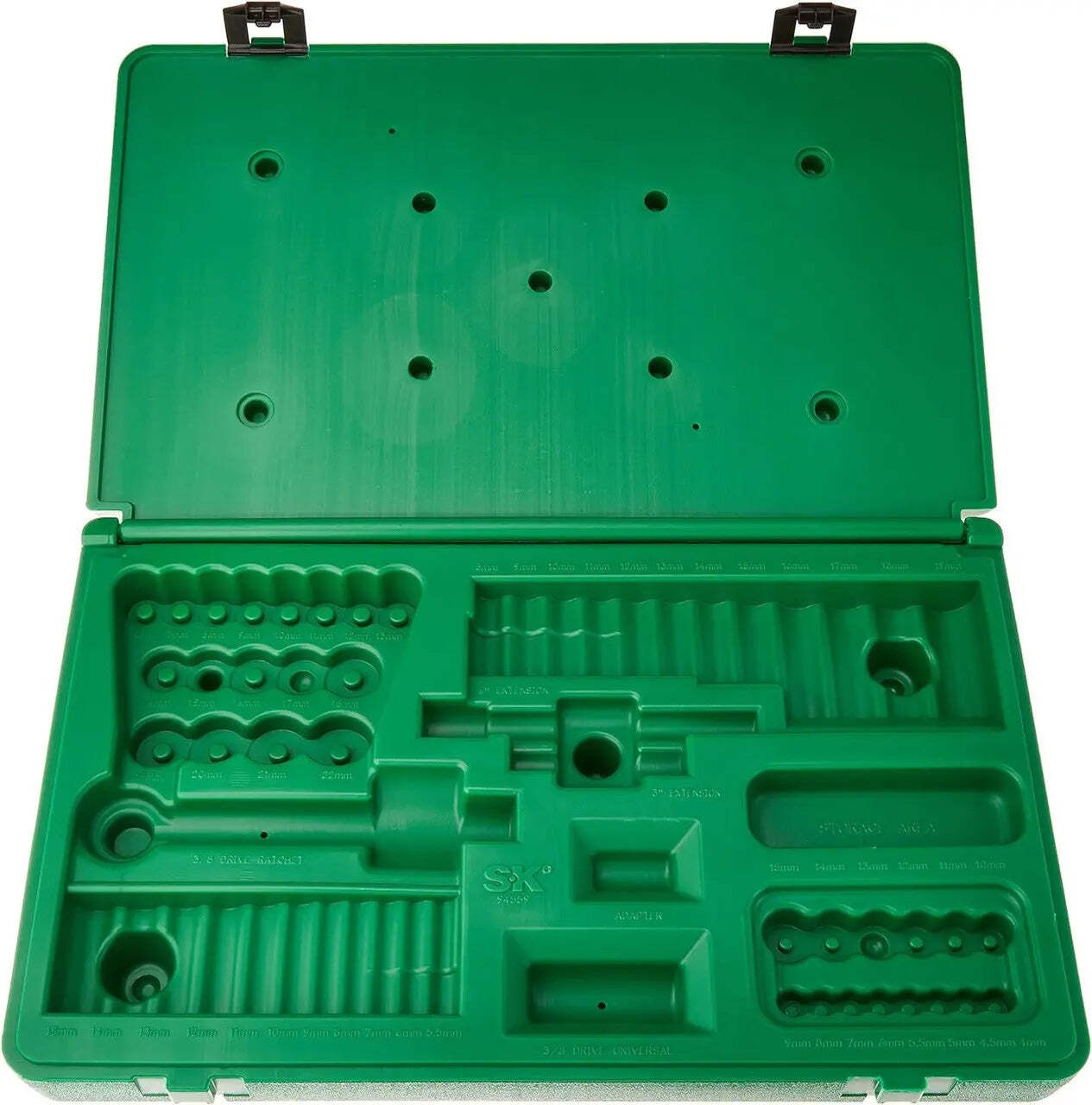 SK Tools SK ABOX-91844- Blow-molded replacement case for 91844 and 91848 1/4" Dr