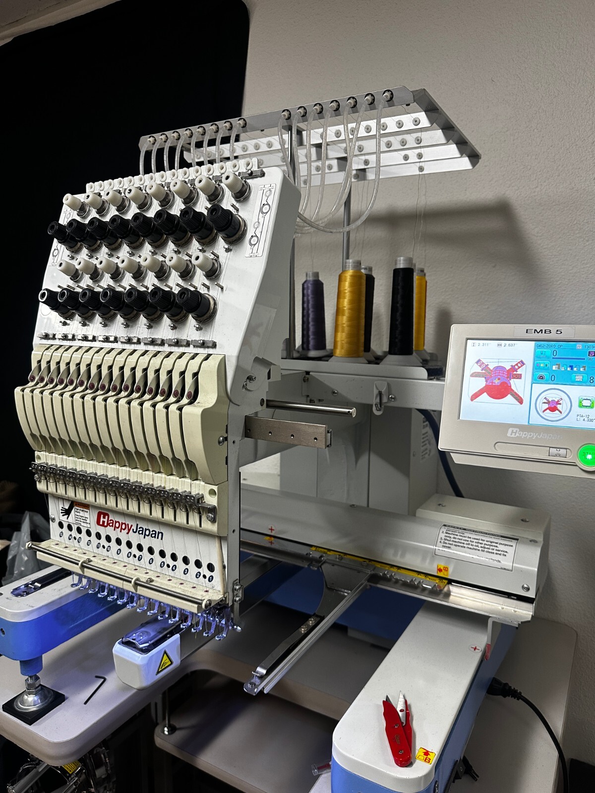 Happy Japan Embroidery Machine HCD2 - 1501 - 40 (2018 Model)
