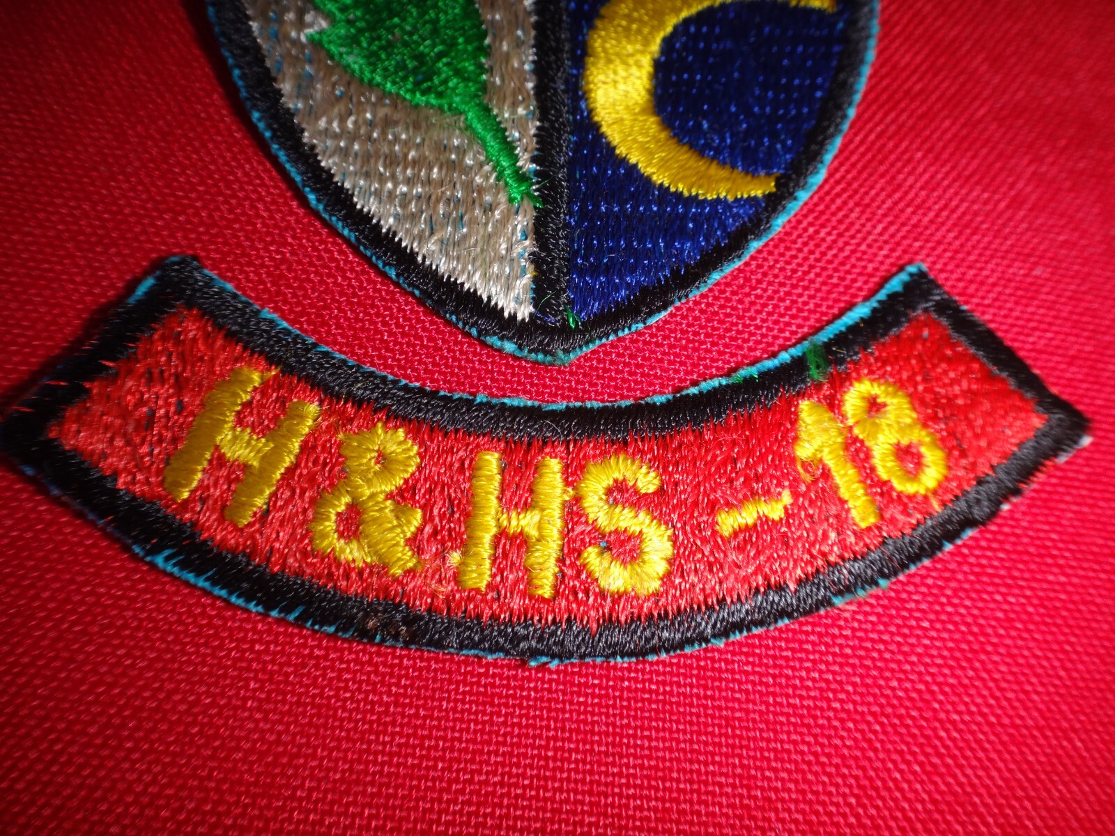 2 Vietnam War USMC Headquarters & Headquarters Squadron H&HS-18 Patch and Arc
