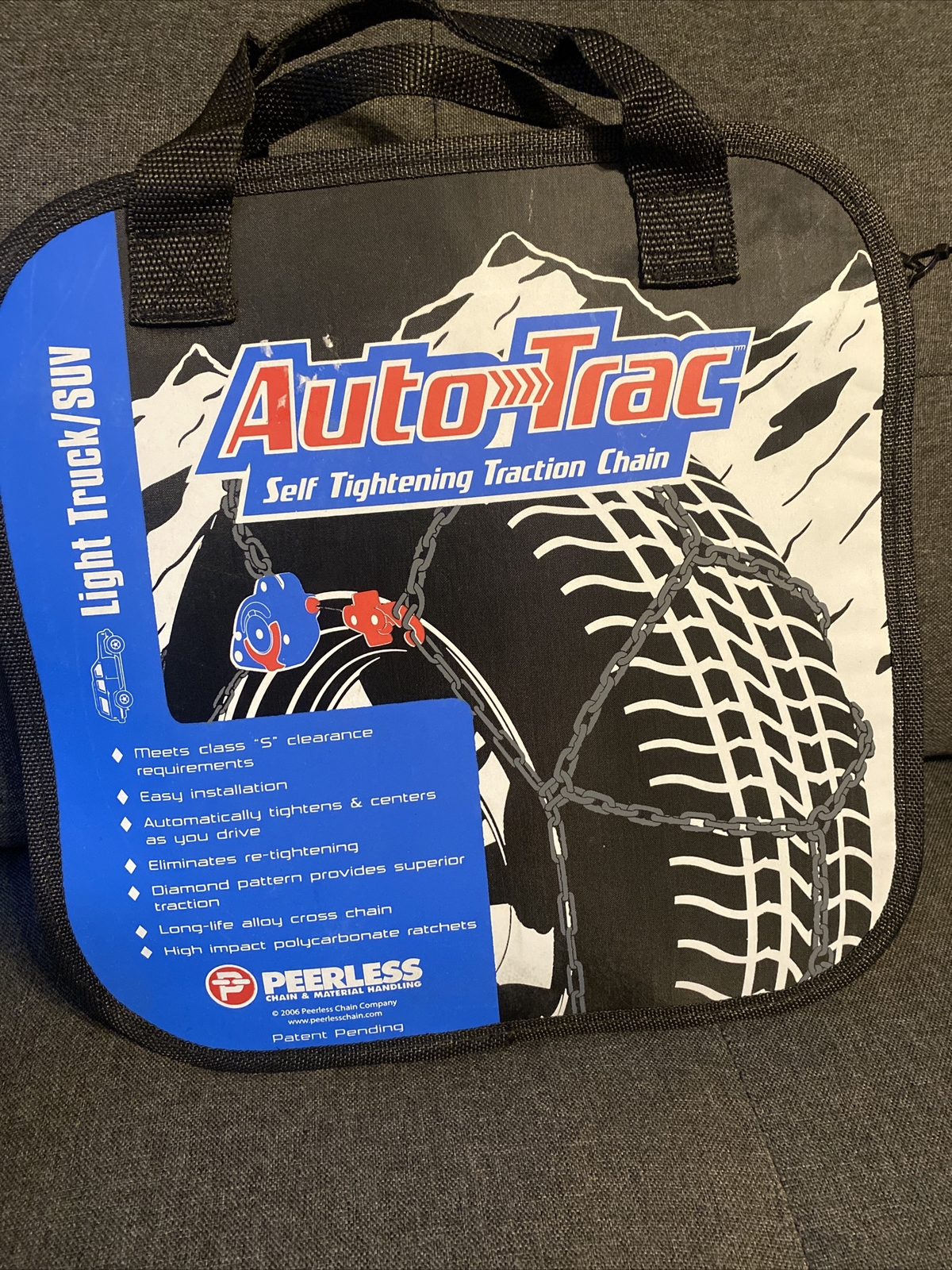 Peerless Chain Auto-Trac Auto Tightening Light Truck/SUV/Car Snow Tire Chains