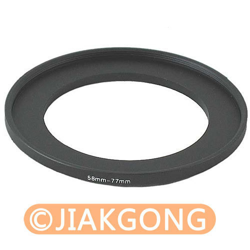 58mm-77mm 58-77 mm 58 to 77 Step Up Ring Filter Adapter