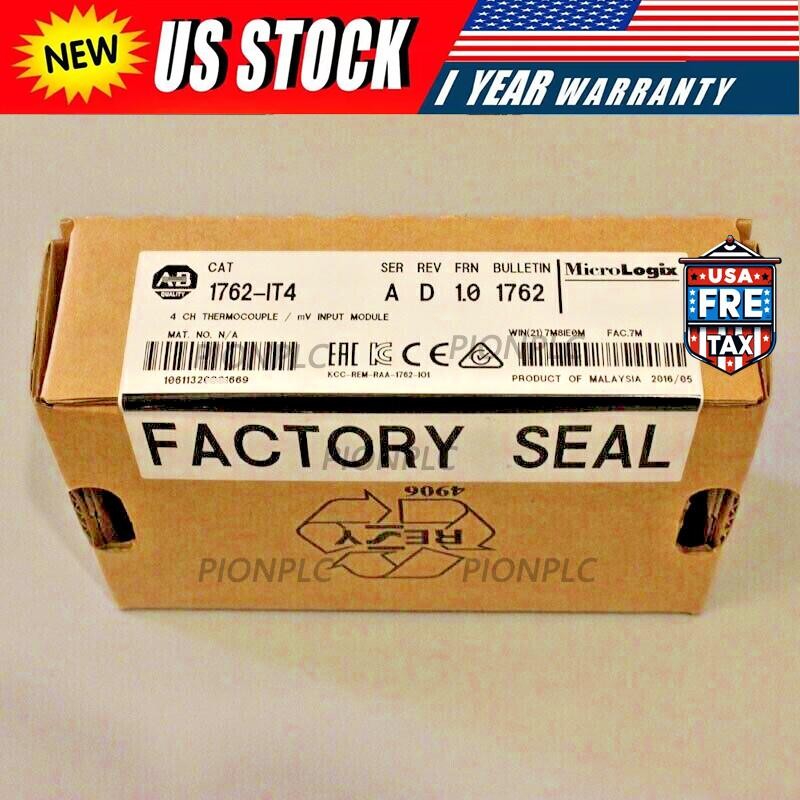 New Sealed AB 1762-IT4 1762IT4 MicroLogix Themocouple/mV Module US Free Tax