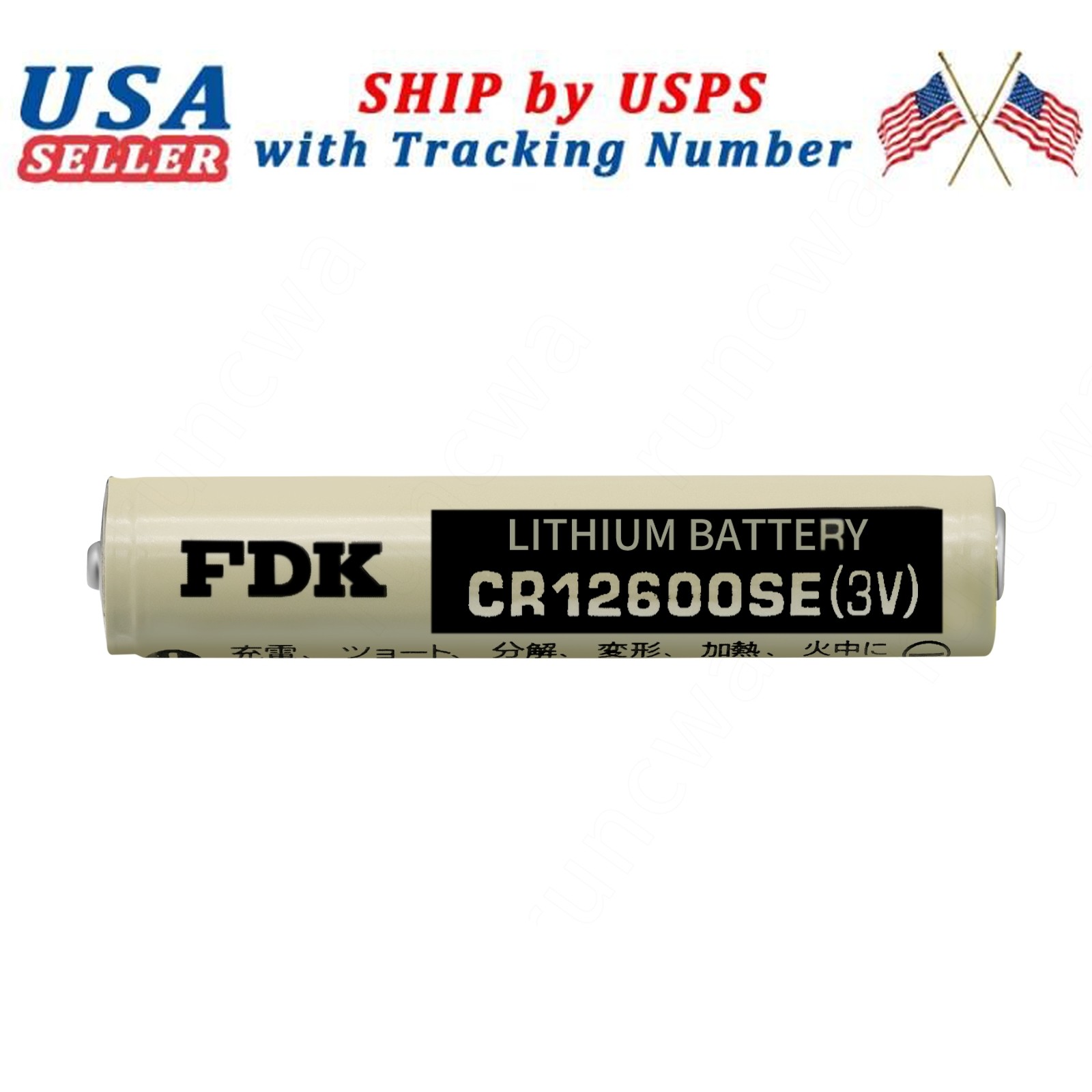 New OEM battery For FDK CR12600SE 3V Equivalent to Varta CR2NP CR-2NP CR 2NP