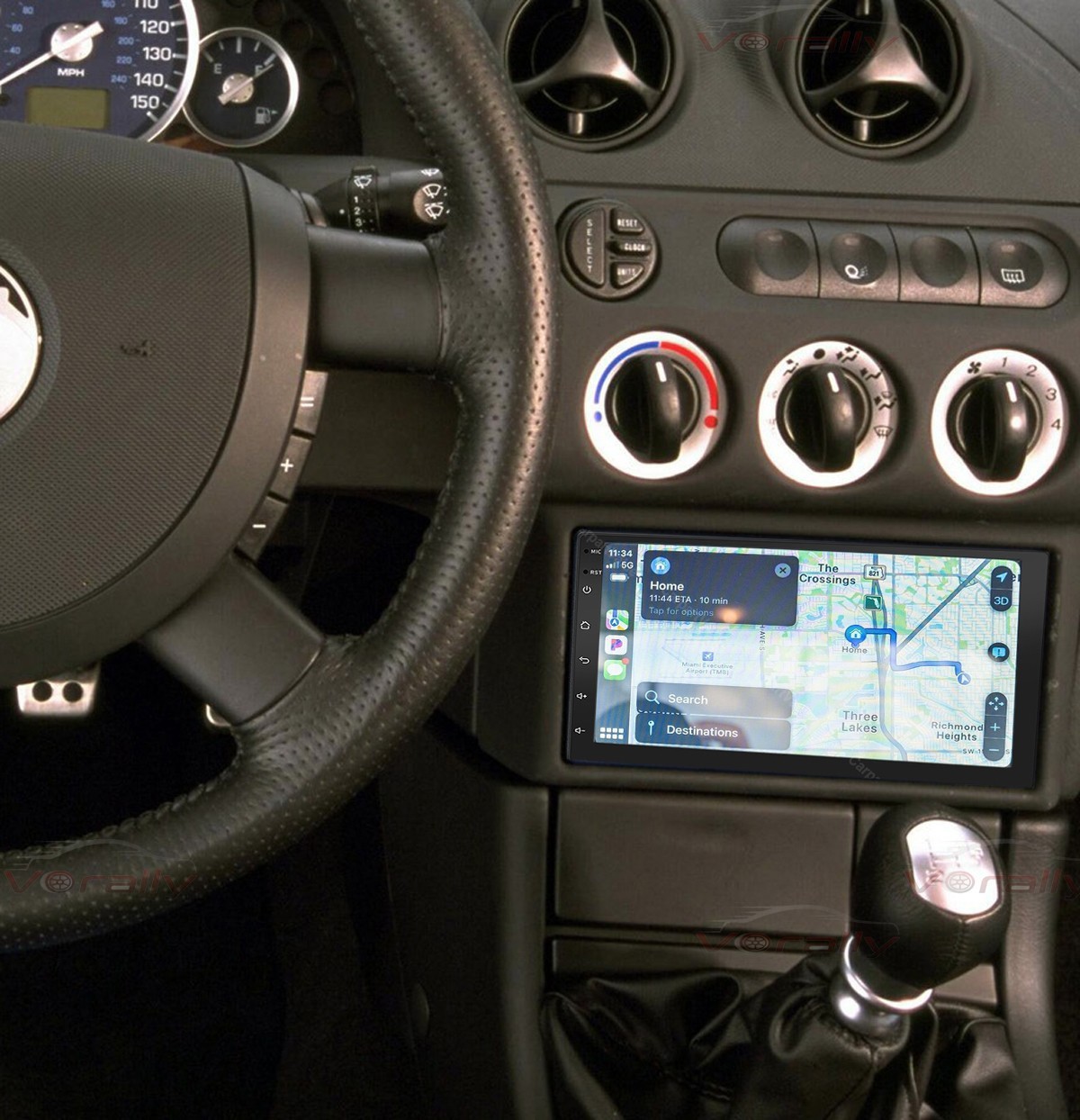 for 1999 2000-2002 Mercury Cougar Android 13 GPS Stereo Radio , Wireless CarPlay
