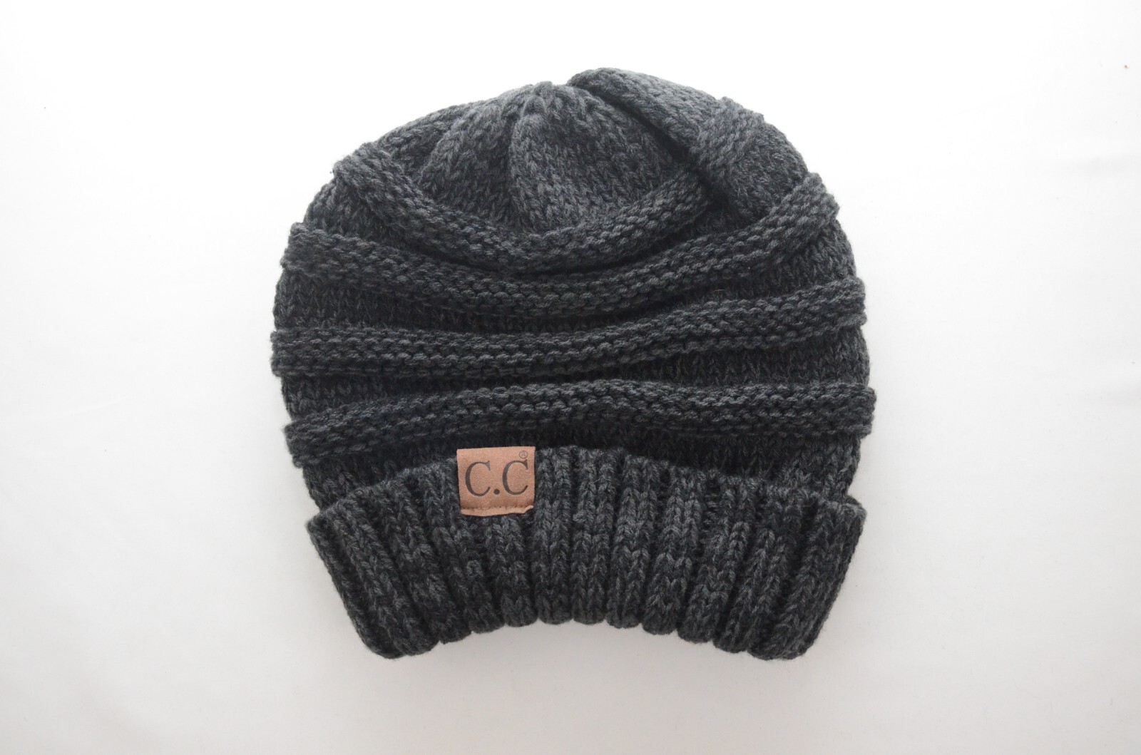 C.C Beanie Dark Grey Women's One Size New Without Tags
