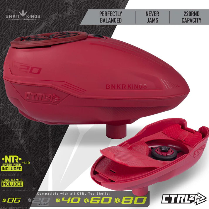 BNKR Kings CTRL2  Loader - Dark Red