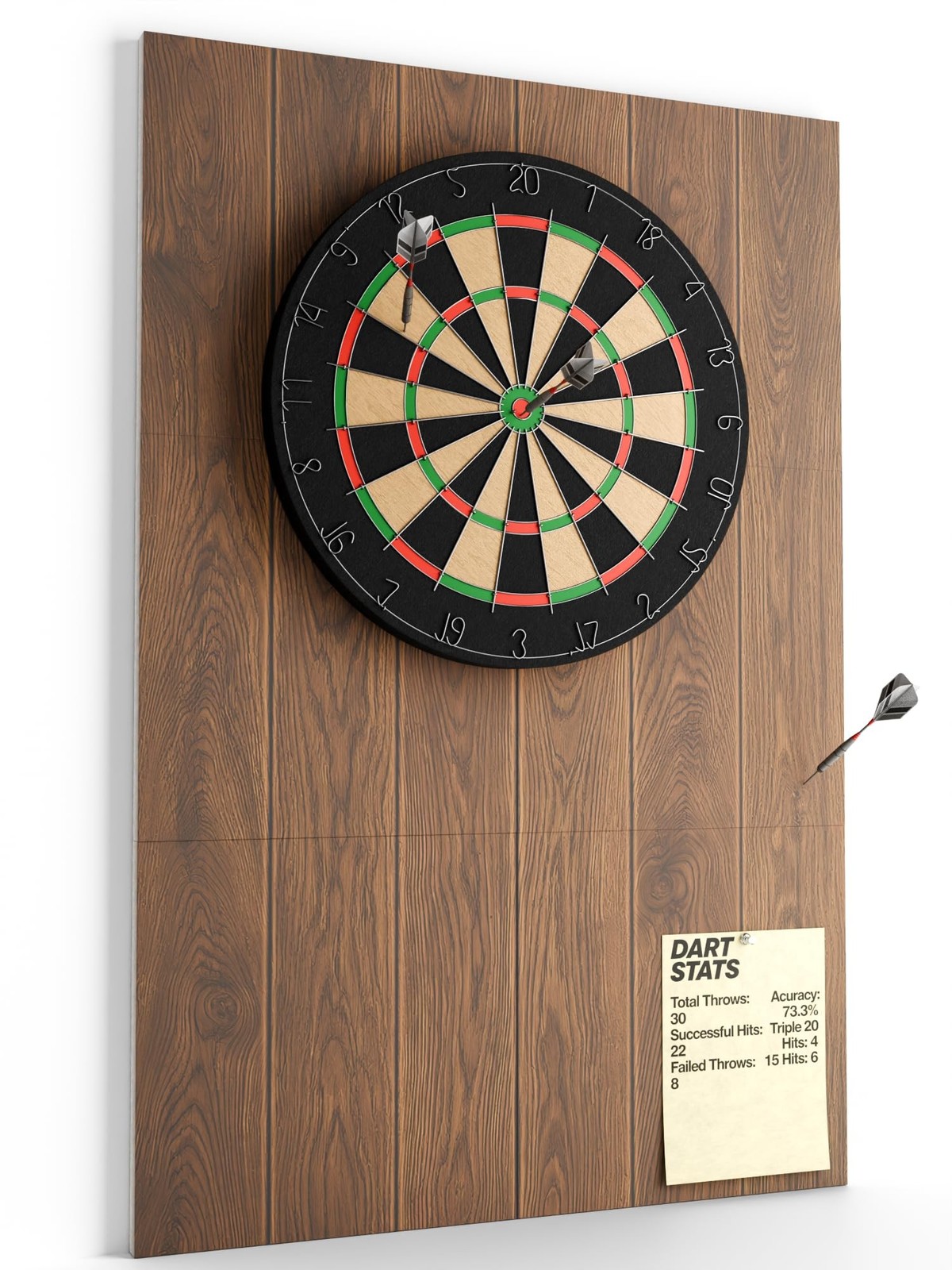 FLUXYNARA Felt Dart Board Wall Protector Foldable Square Surround Protector B...
