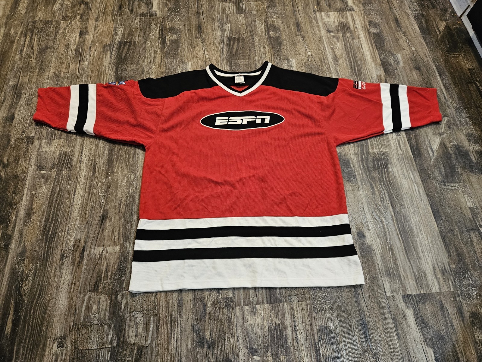 VINTAGE Walt Disney World ESPN National Hockey Night #79 Jersey Size XL
