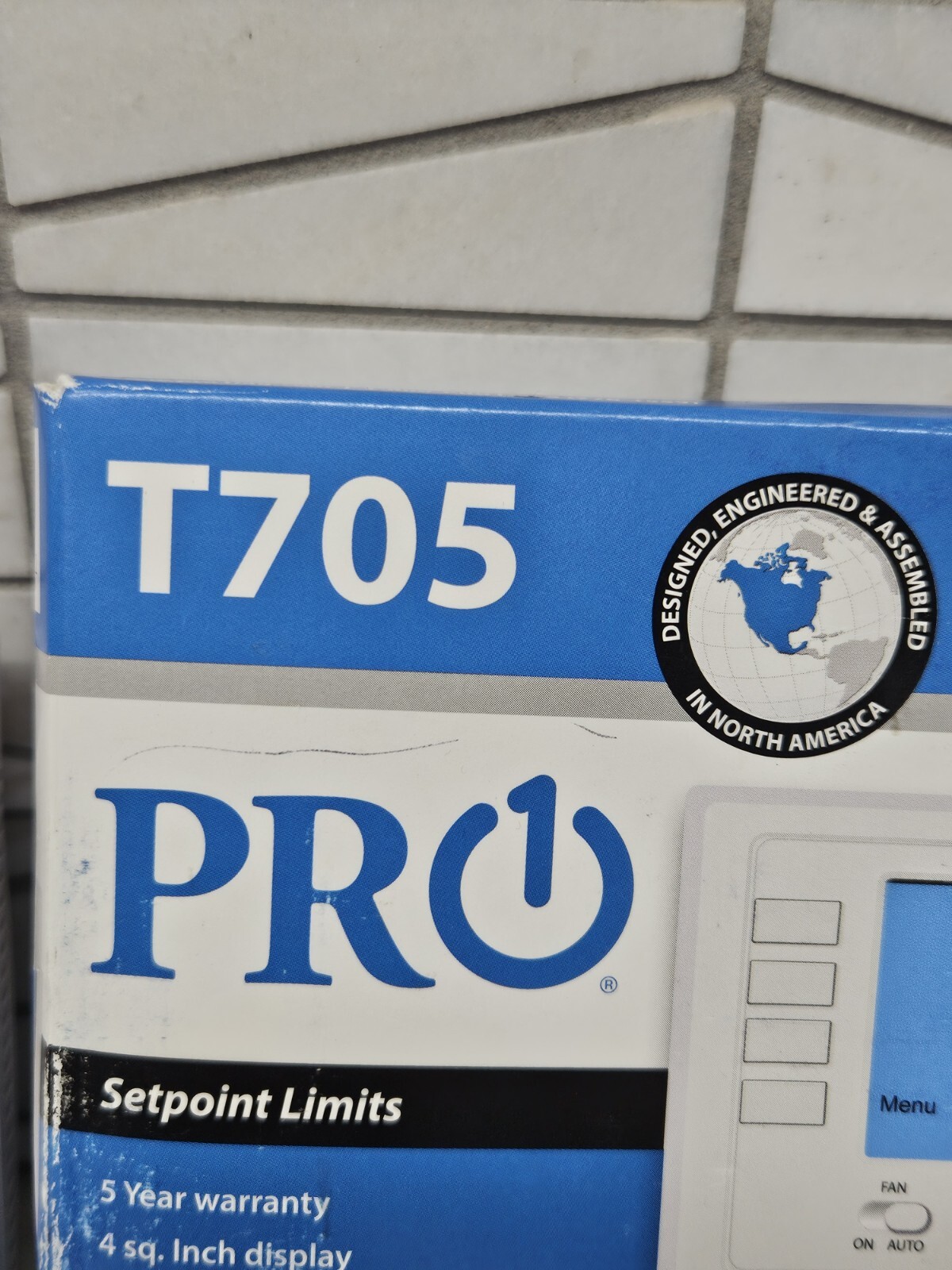 PRO1 T705 Single Stage Programmable Digital Thermostat New Open Box