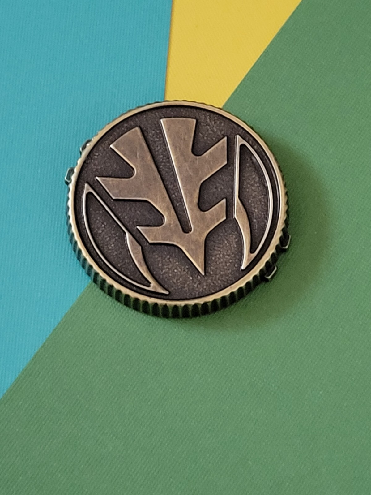 91-93 TIGER Dino Power Coin-Weathered Made for 1991-93 Ranger Morpher