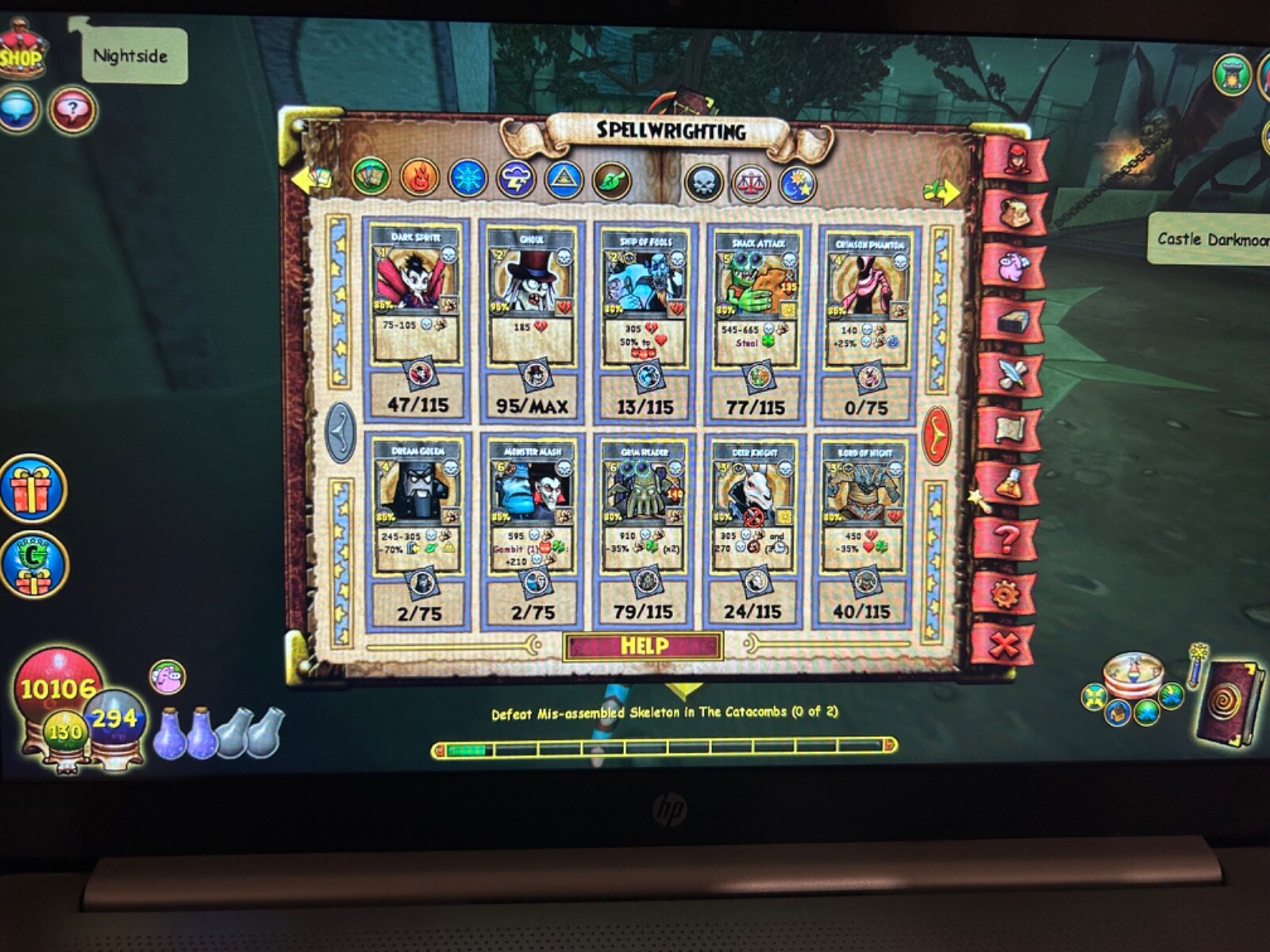 wizard101 account