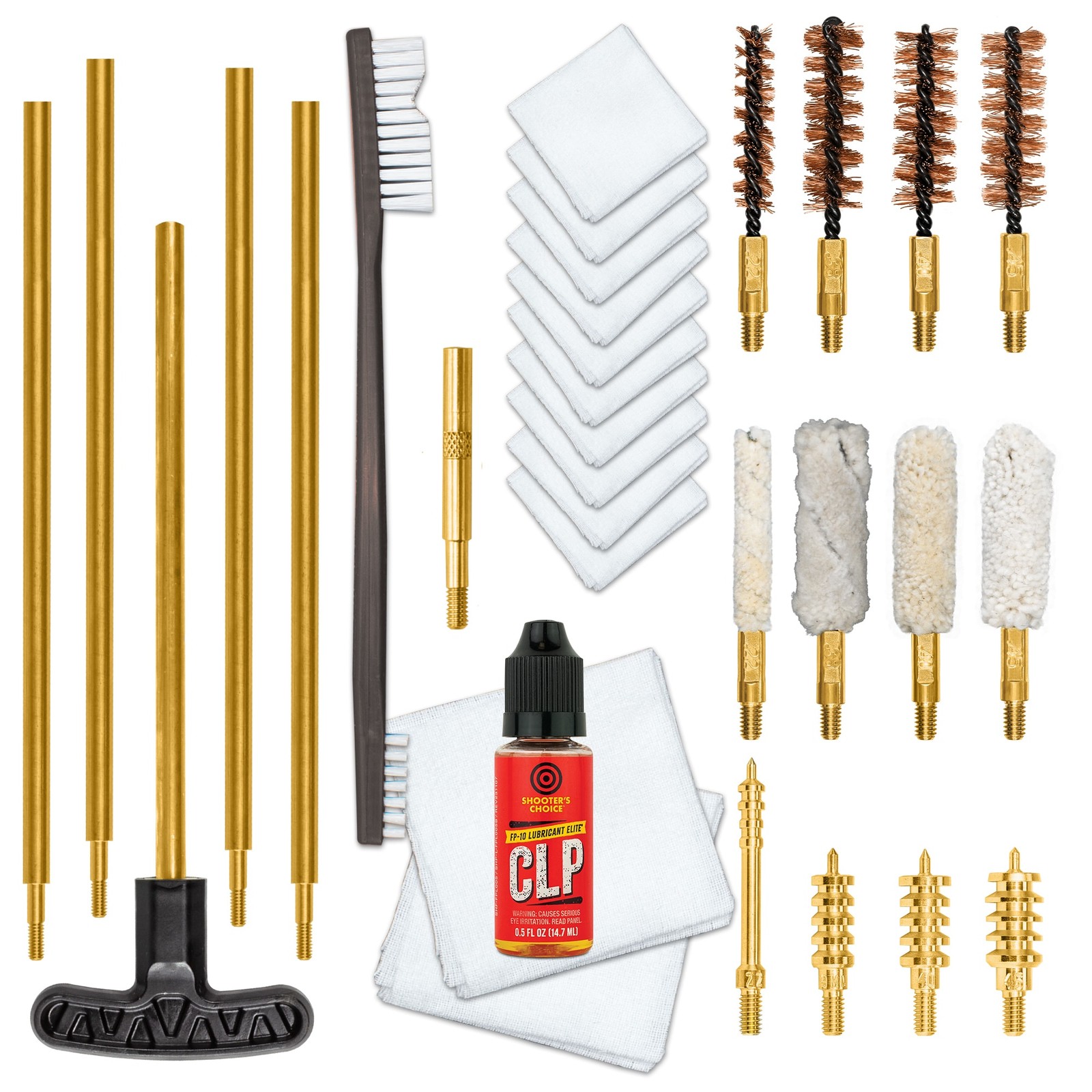 OTIS Multi Caliber Handgn Cleaning Kit, Compact & Durable (FG-SRS-MCP): NEW