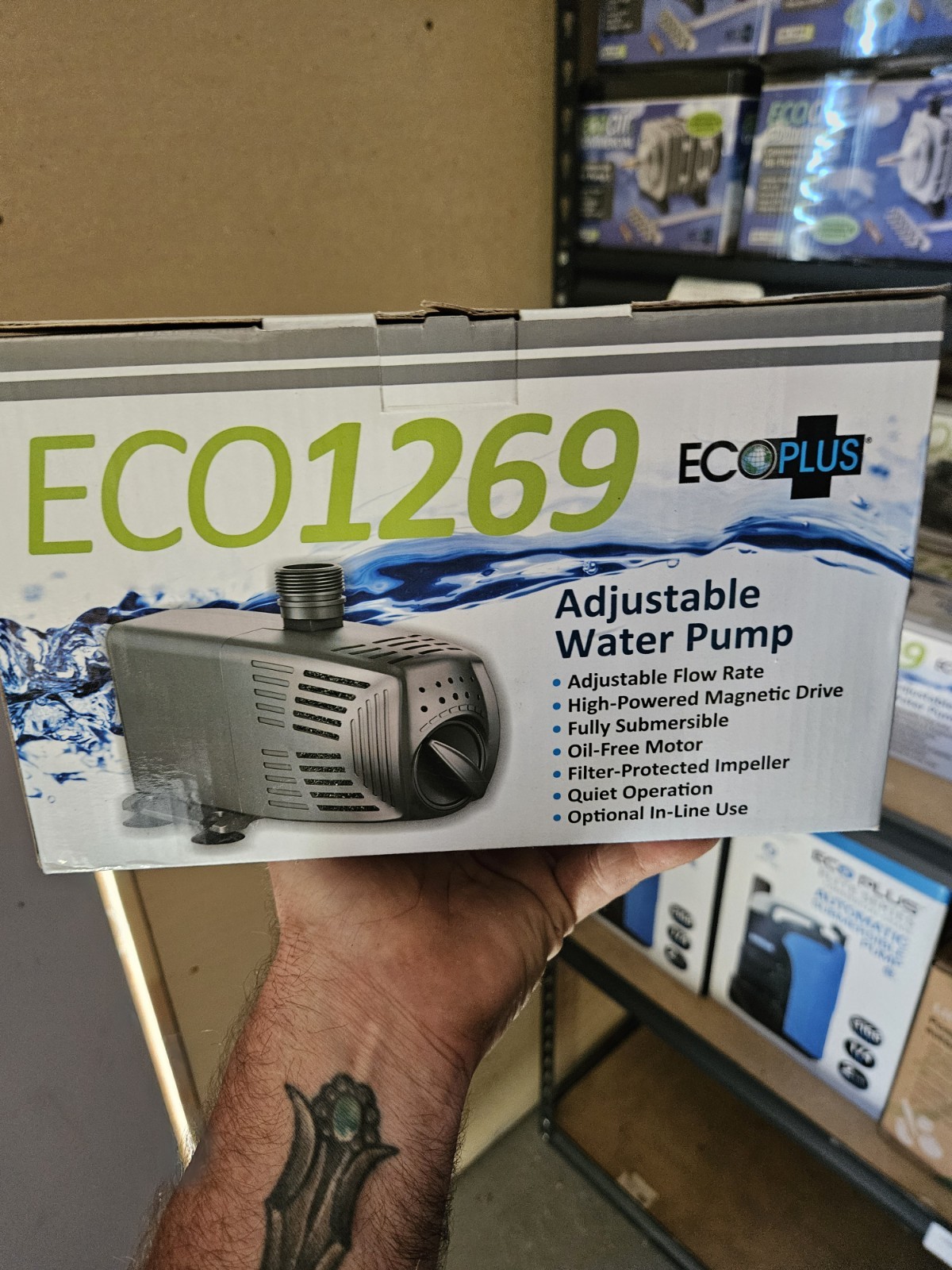 EcoPlus ECO1269 Adjustable Water Pump,fountain,landscaping,Hydroponics