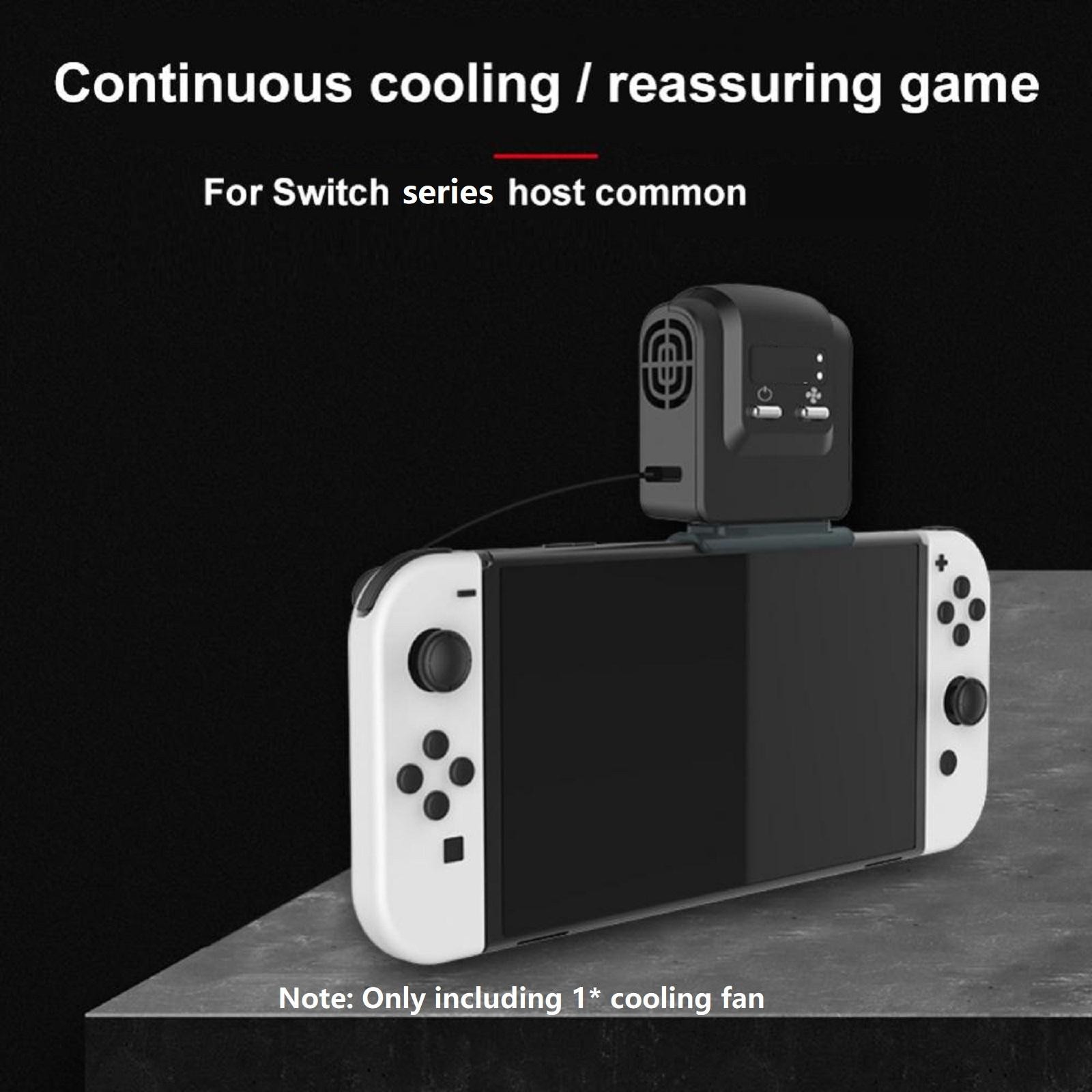 Black Cooling Fan Radiator Durable Replacement For Switch Series Host Common