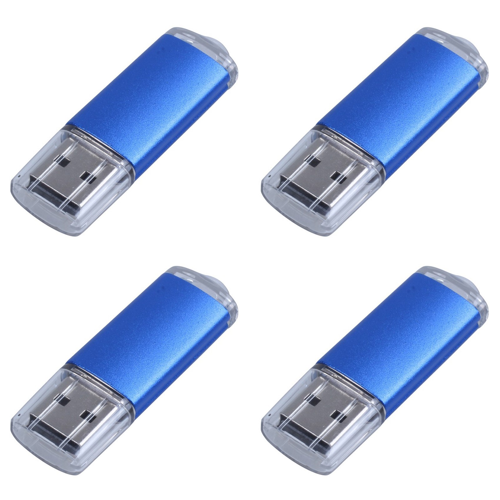 4X 256MB USB 2.0 Flash U Disk Blue Q1G94198