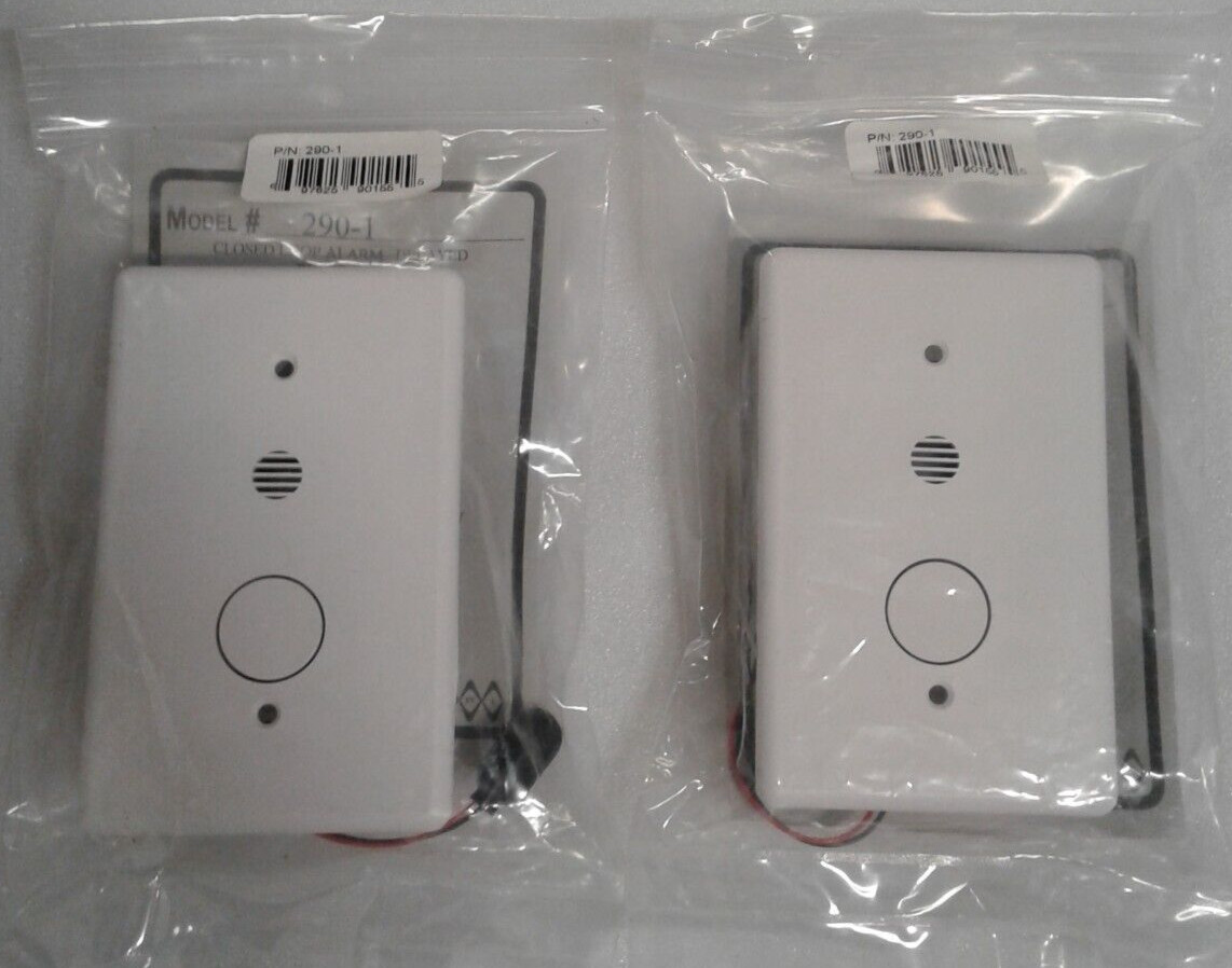Lot of 2 GRI 290-1 Door Monitor, Recessed, Closed Loop - New -Factory Sealed Bag