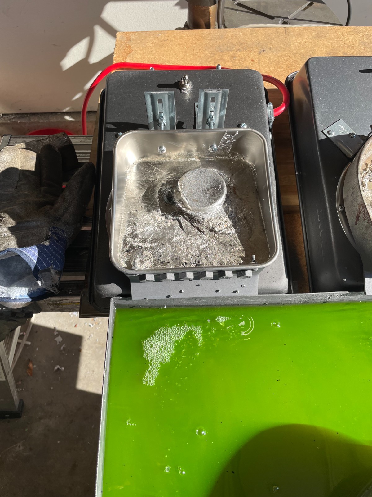 Custom built 110 volt shot maker