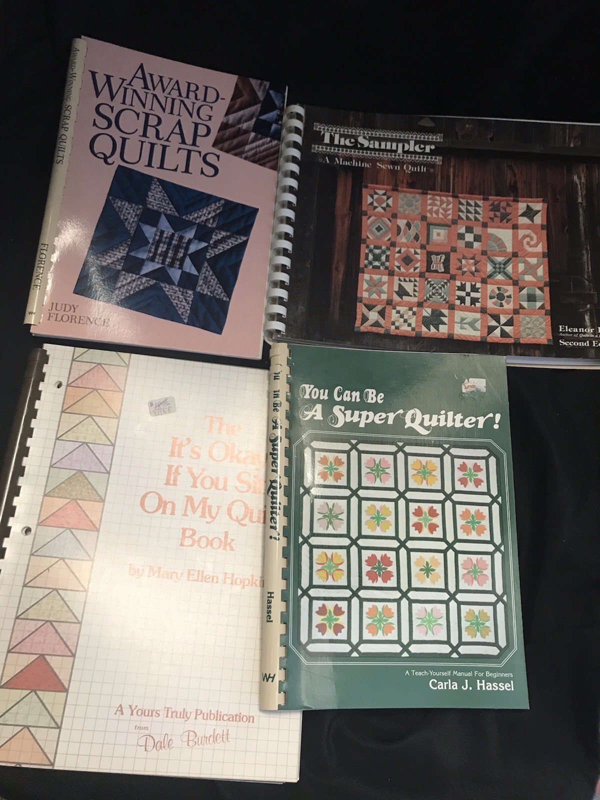 Vintage Quilting Books lot Of 4 Quilt Craft Sewing Patchwork