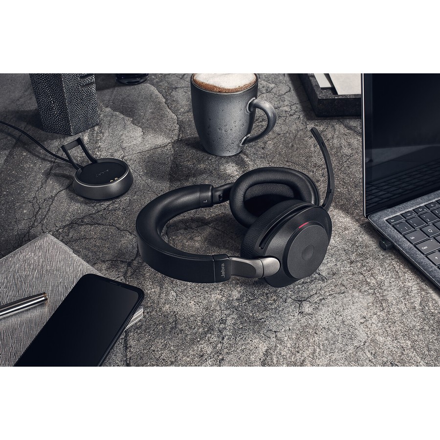 Jabra Evolve2 85 Wireless Bluetooth Stereo Headset Black