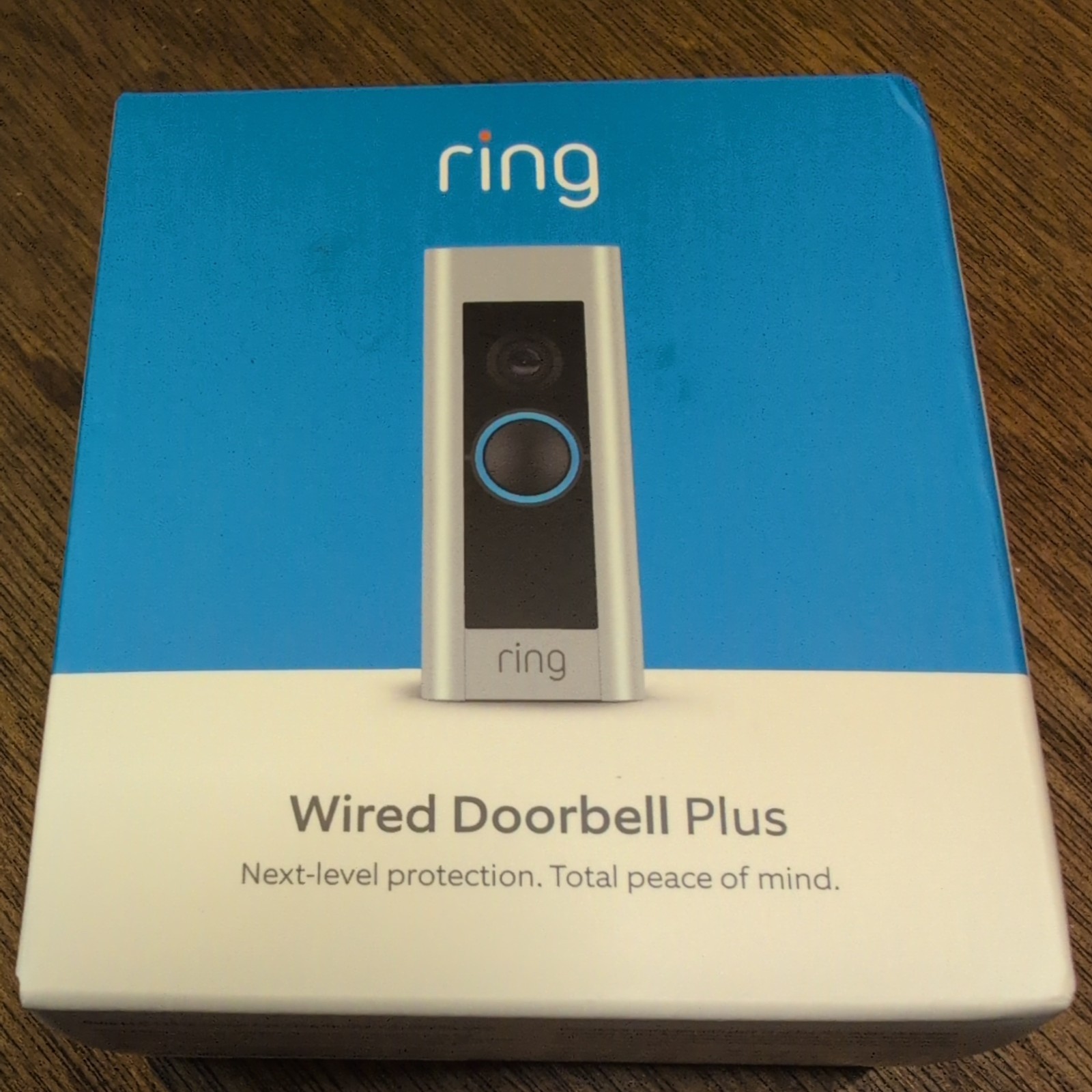Ring Doorbell Plus Wired new in box Silver