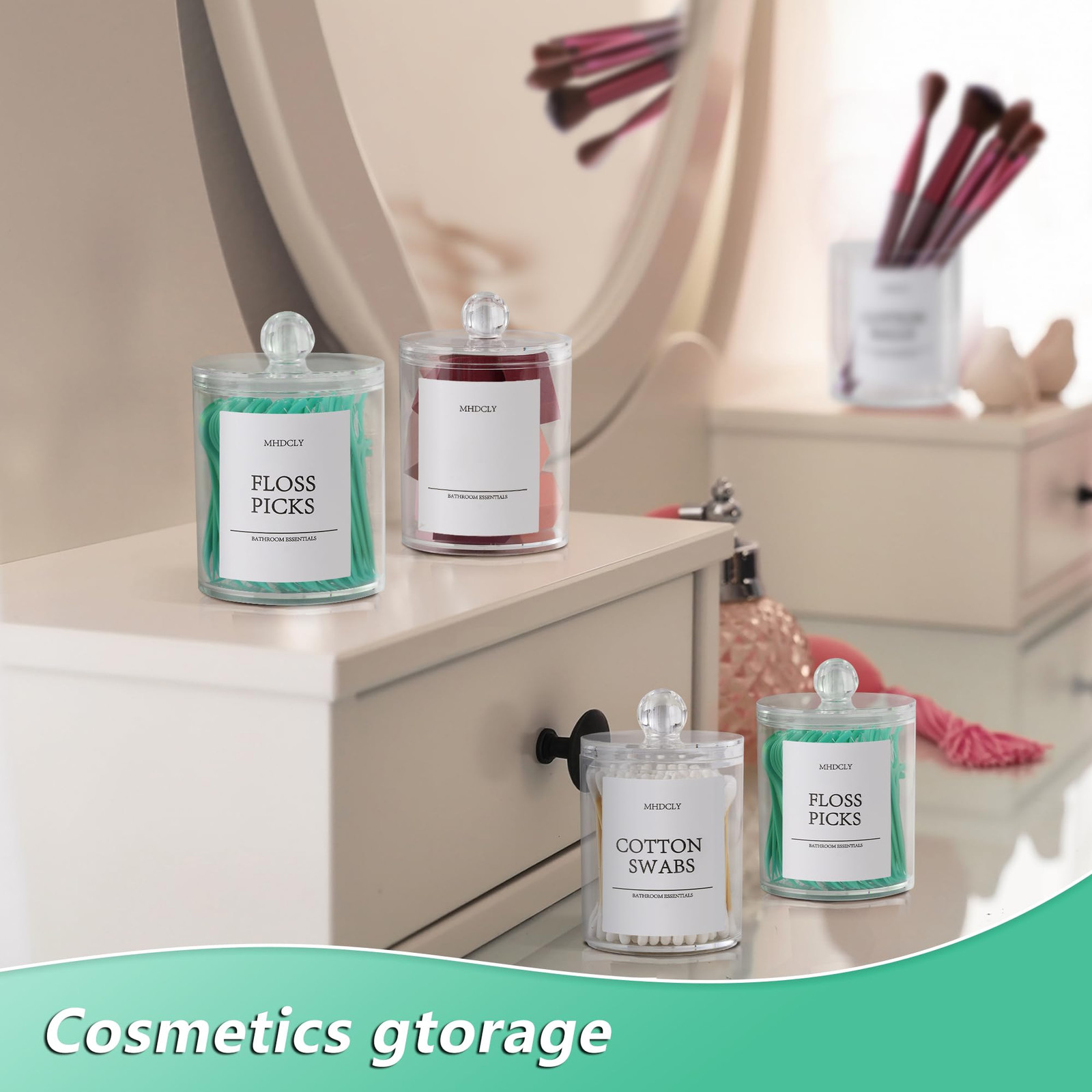 Bathroom Organizers and Storage4 Pack Bathroom AccessoriesBathroom DecorHome ...