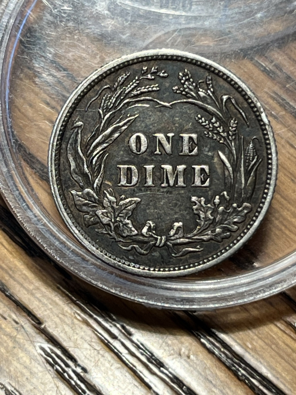 1899 Barber Dime AU About Uncirculated
