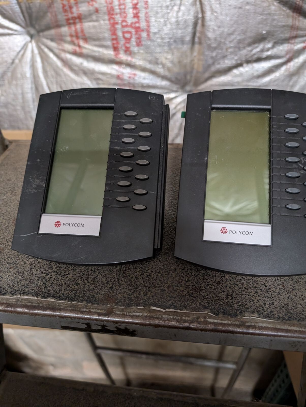 Lot of 2 Polycom SoundPoint IP BEM 2201-12750-001