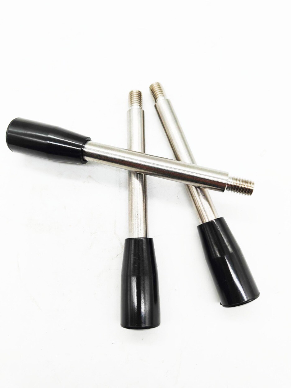 2pc M10 Work Rod Machine Tool Work Handle Bench Drill /Milling Machine 147mm（L）