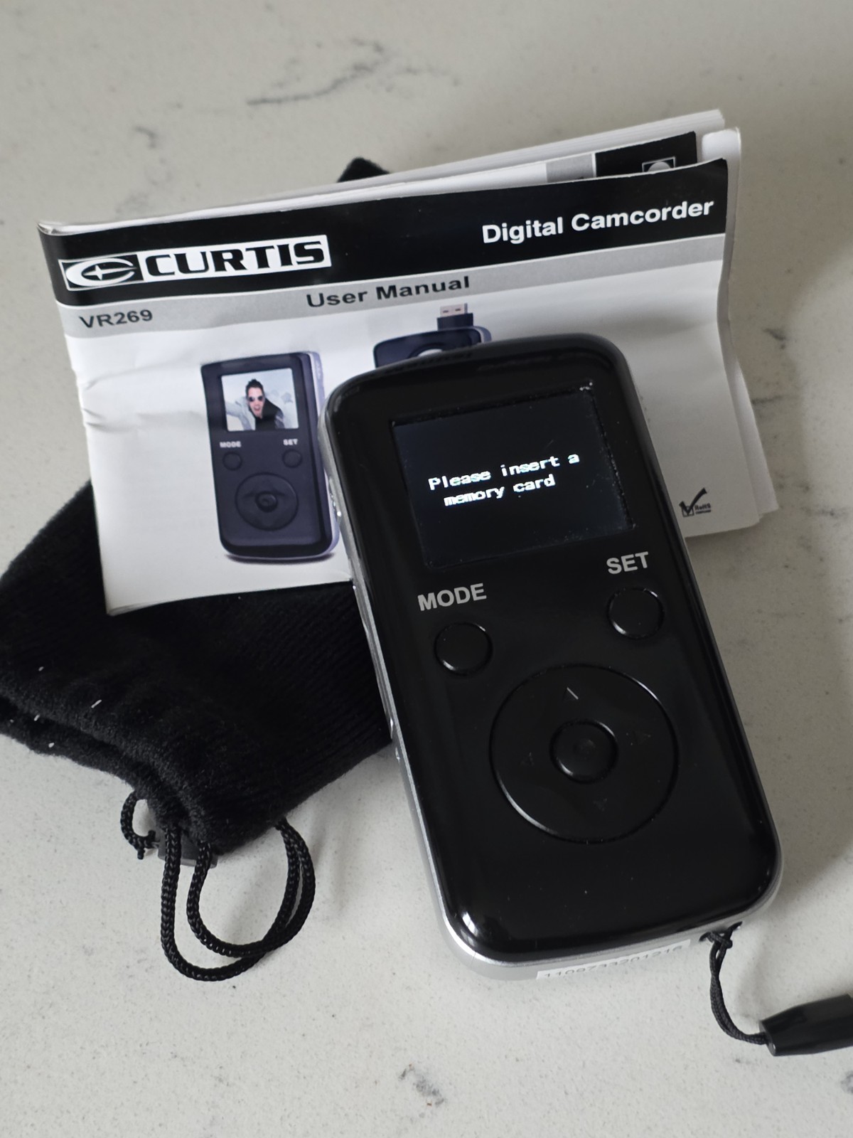 Curtis VR269 Digital Camcorder with 1.8 TFT LCD Screen W/Bag & Instructions EUC