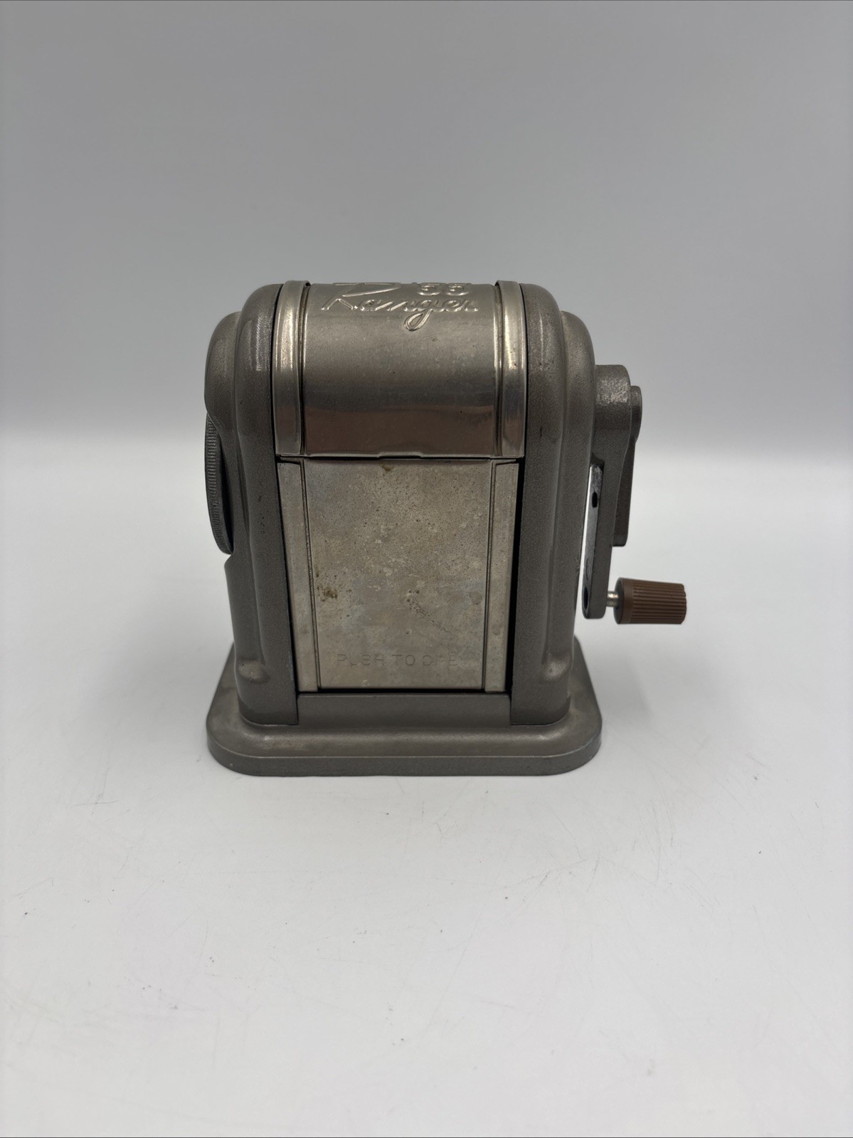 VTG BOSTON RANGER 55 6 Hole Adjustable Point Selector Pencil Sharpener Made USA