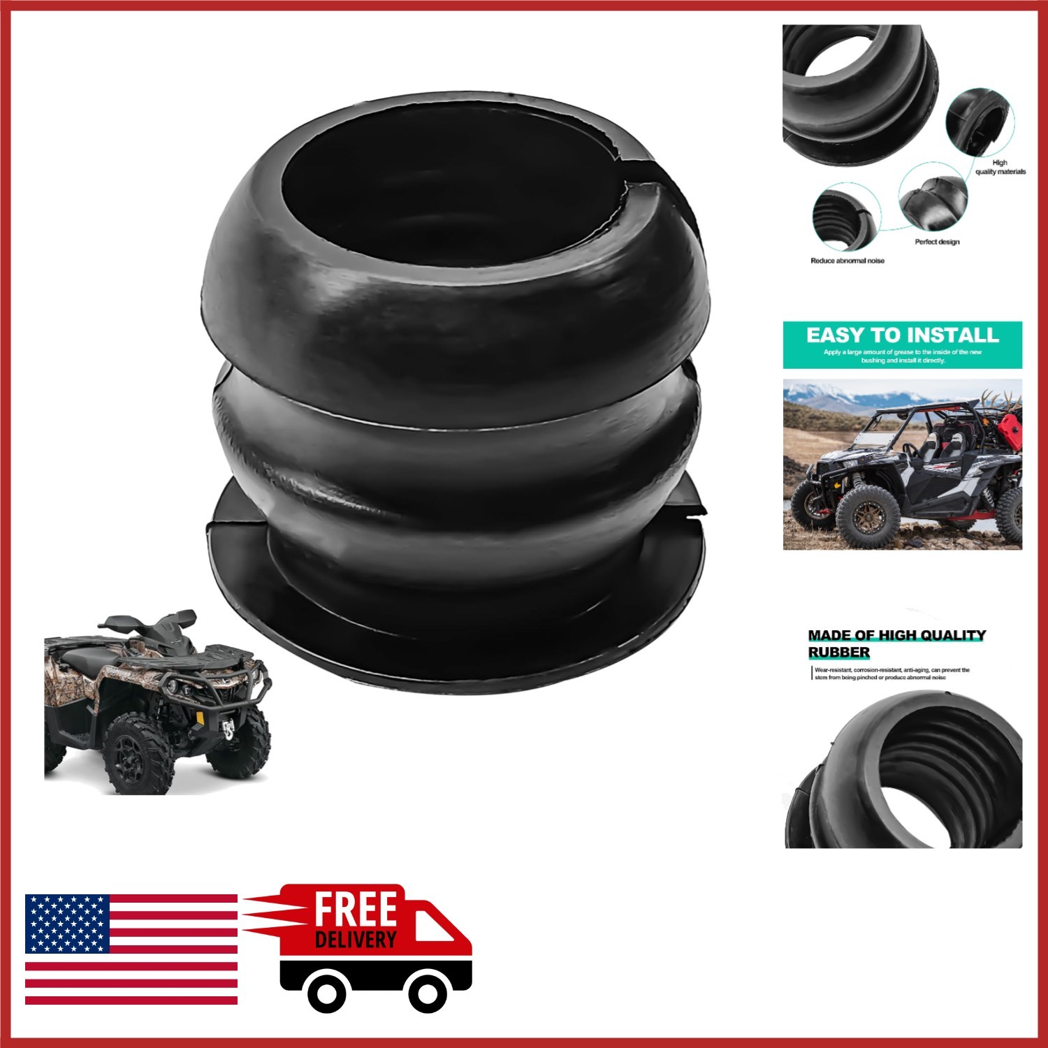 High Quality Steering Bushing for Hnda FourTrax 300 250 400 450 Easy Install