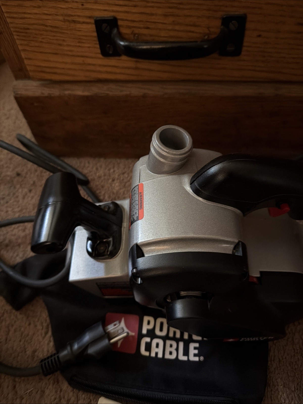 Porter Cable 352VS Type 4, 3" x 21" Variable Speed Belt Sander, w/ Dust Bag