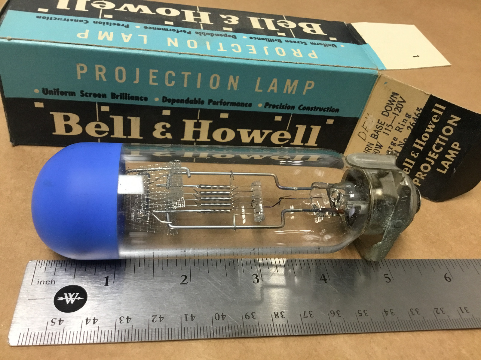 WESTINGHOUSE (BELL & HOWELL)    DFY  115-120V   1000W   PROJECTION  LAMP