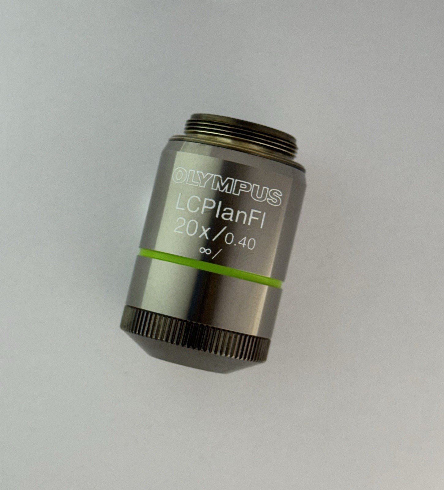 Olympus LCPlanFl 20x/0.40 0/∞ UIS Microscope Objective Lens RMS