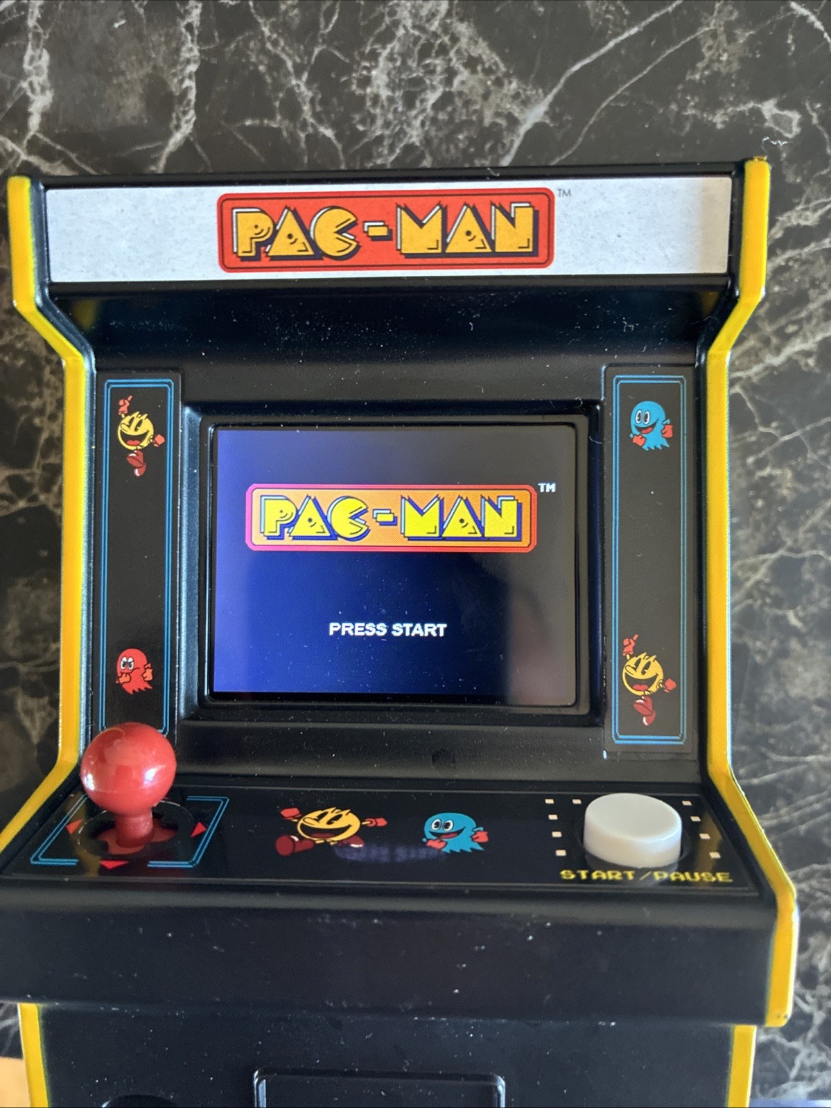 Basic Fun Pac-Man Handheld Mini Arcade Game Bandai Namco Pacman Tested Working