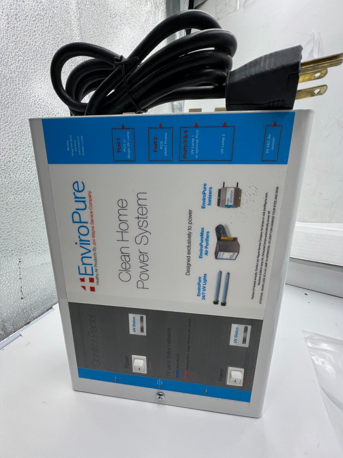 EnviroPure Clean Home Power System Control Panel 103337