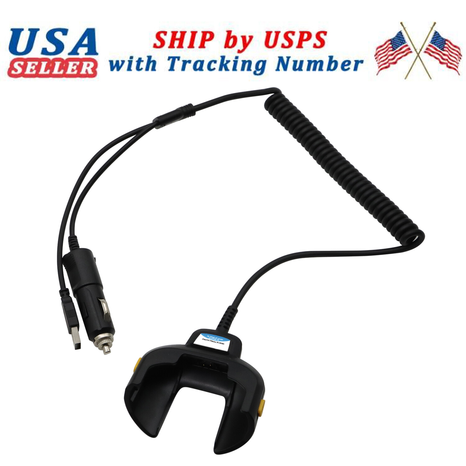 2-in-1 Charger Cable For Zebra Symbol TC75AH BTRY-TC7X-46MA2 JC700K-0282480-03