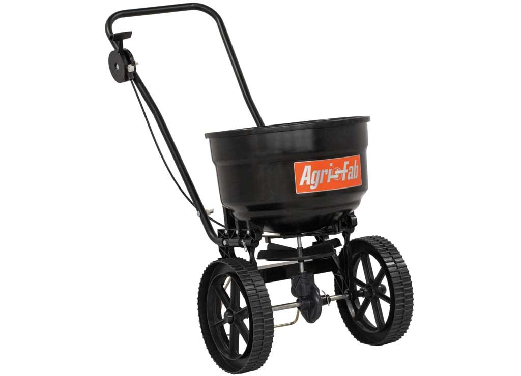 Agri-Fab 45-0566 Deluxe Push Spreader, 50lb, Black