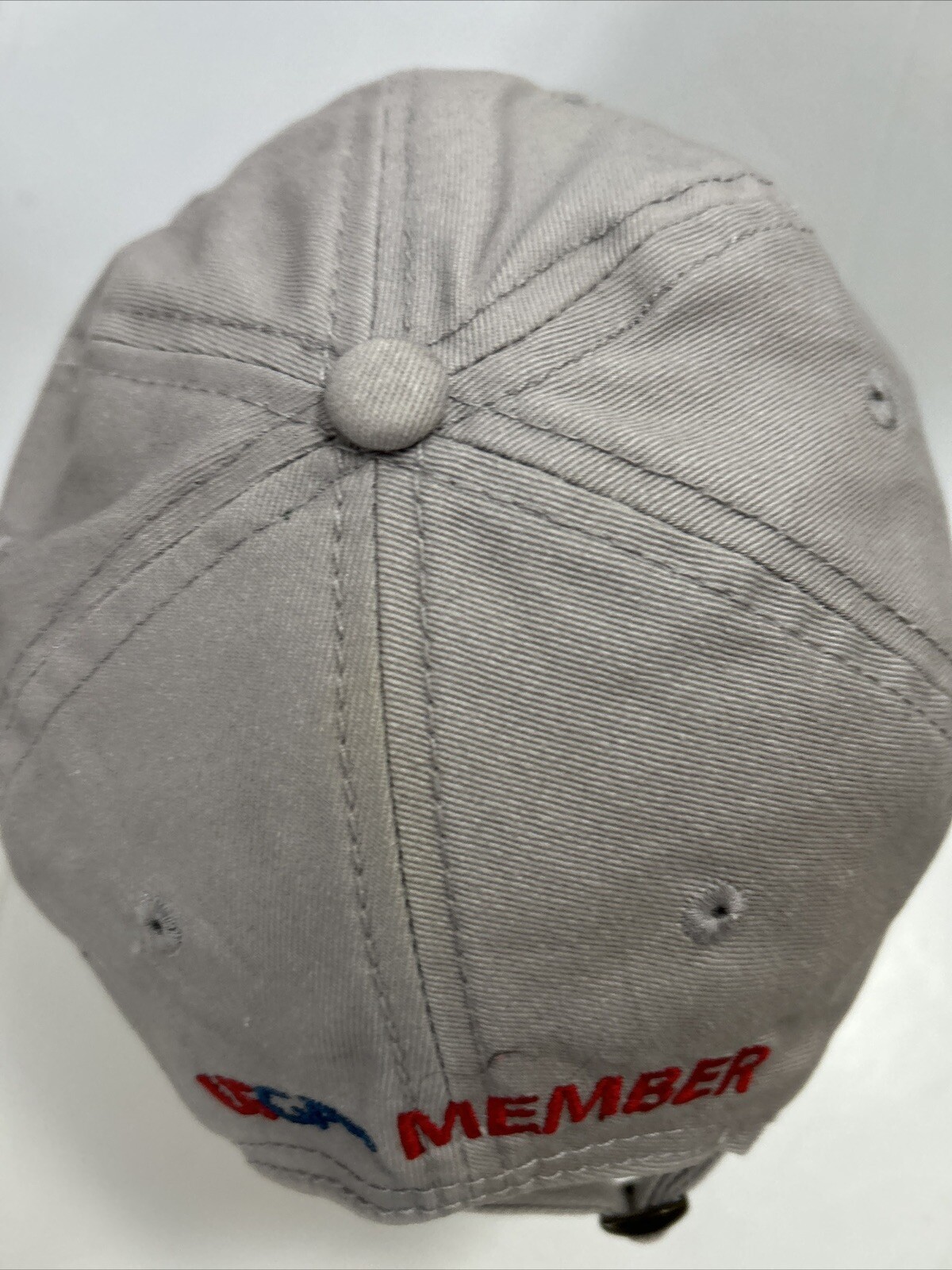 U.S. Open 2016 Golf Oakmont USGA Cap Hat Gray Adjustable Strap Back Golfer