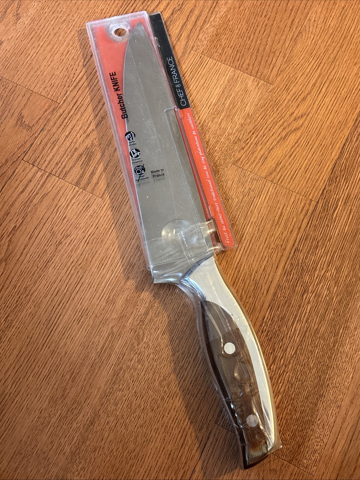 Made In France Chef De France Butcher Knife Steel 8” Blade