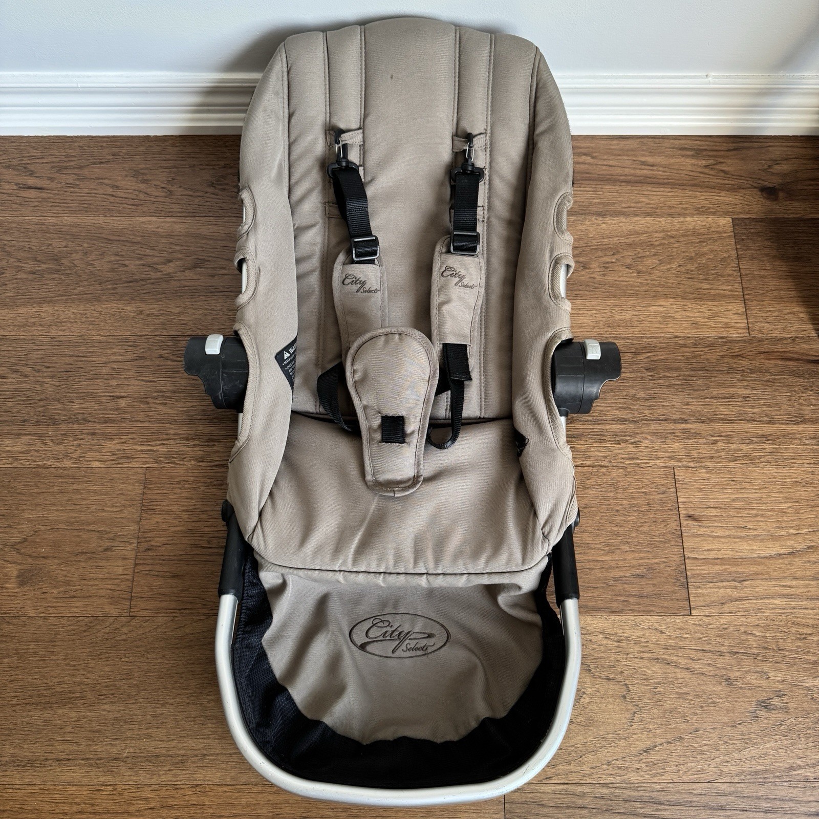 Baby Jogger City Select Seat PALOMA Fabric Silver Frame Second Replacement READ