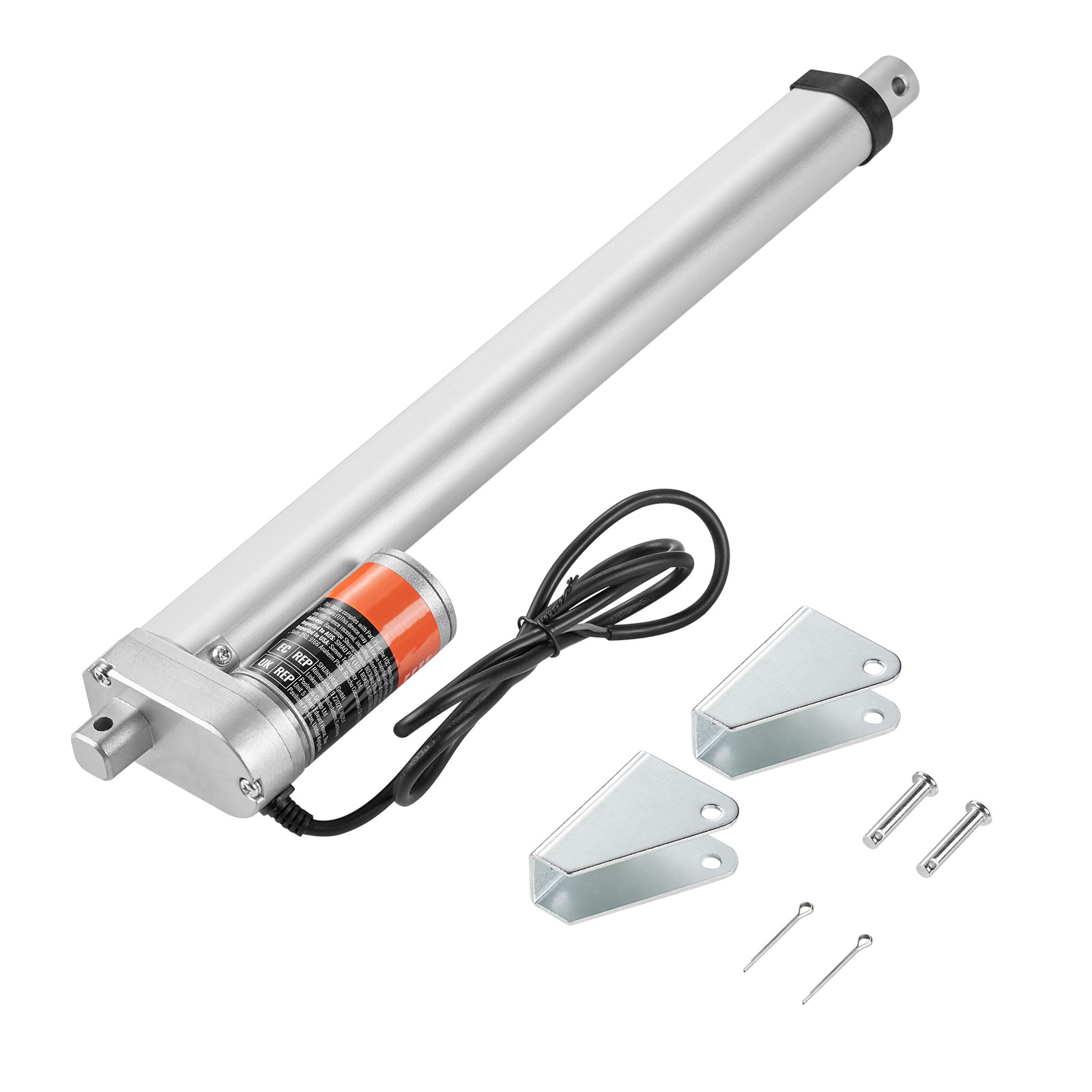 Uimoso Linear Actuator 12V 12 Inch High Load 330lbs/1500N 0.19"/s IP54 Protectio
