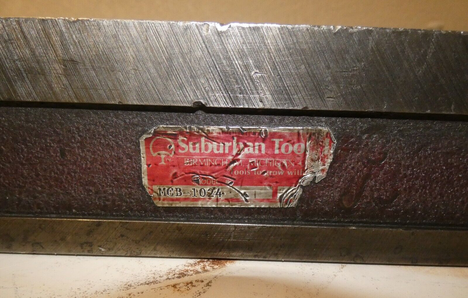 Suburban Tool Rectangular Permanent Magnetic Chuck MCB-1024 (24-1/2" x 10")