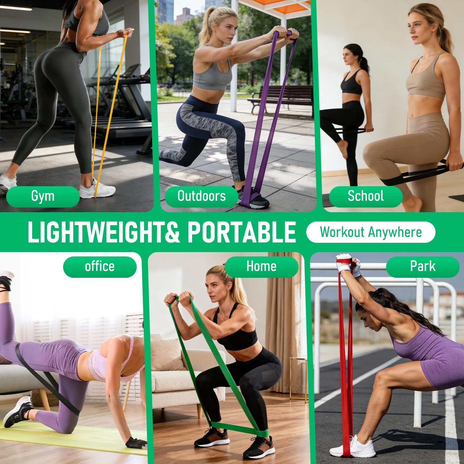 Resistance Bands for Working Out, Pull Up Assistance Bands Set, Exercise Work...