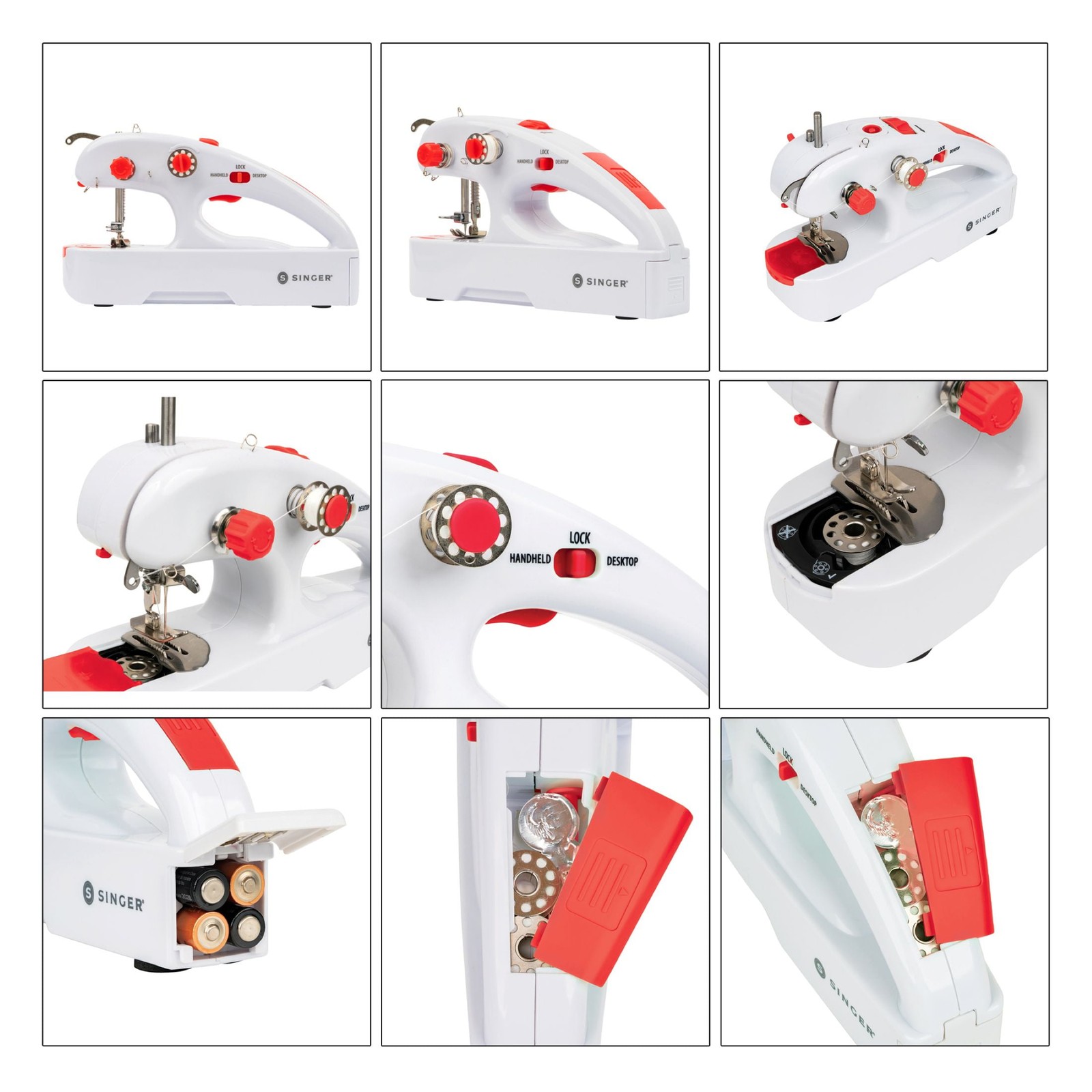 SINGER Stitch Quick Plus Cordless Handheld Portable Mending Machine