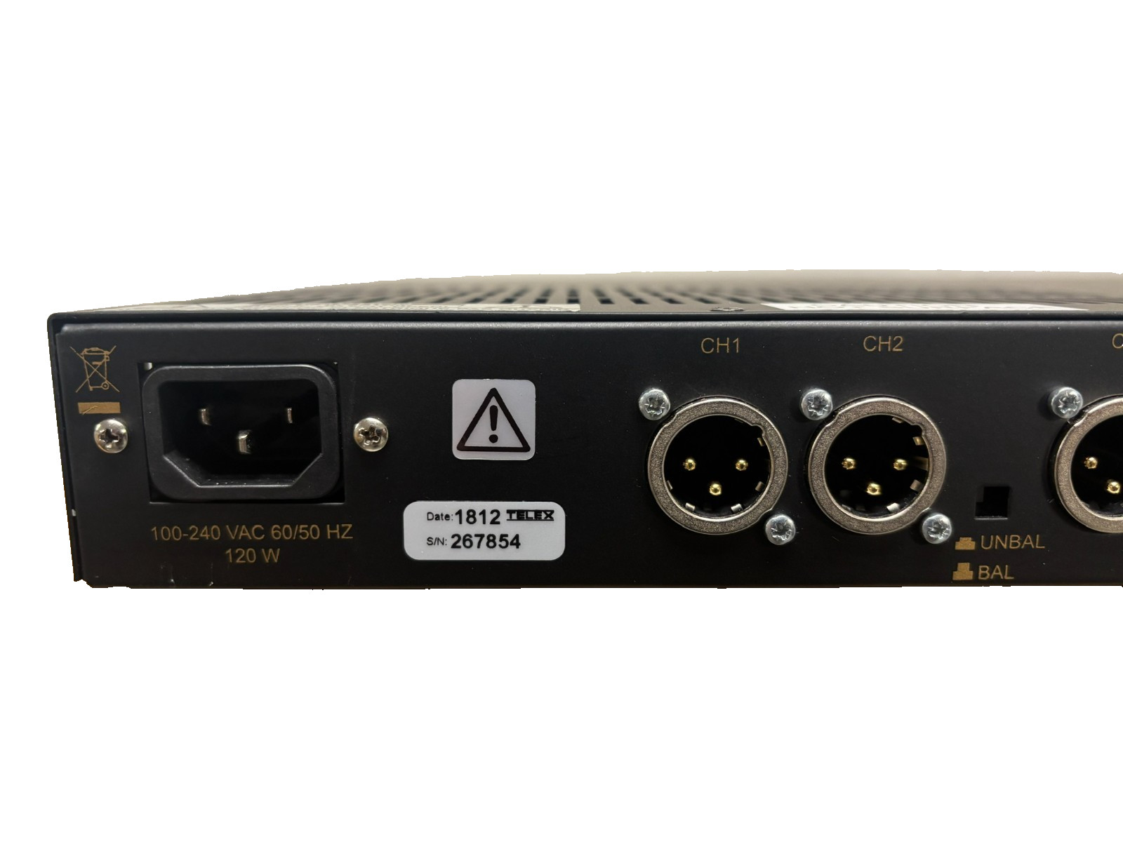 TELEX RTS MS-4002, 4-Channel Main Station for Wired Intercom System-NEW OPEN BOX