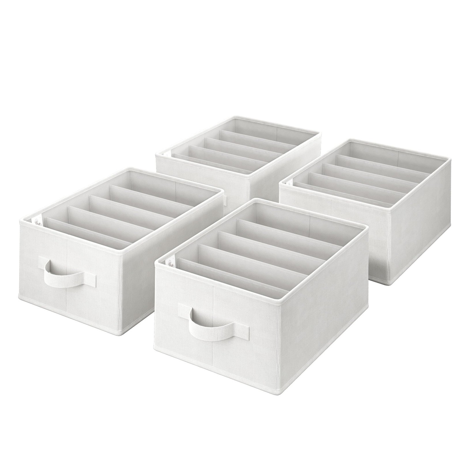GRANNY SAYS Wardrobe Clothes Organizer, Drawer Organizers for 4-Pack, Beige