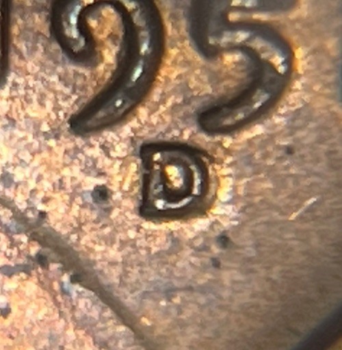 1951 D/D Lincoln Wheat Penny Error RPM D Over D East Die Cracks Reverse