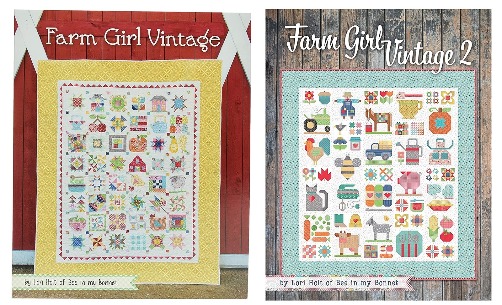 2 Sewing/Quilting Books by : Farm Girl Vintage Plus Farm Girl Vintage 2!